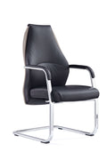 Mien High Back Leather Cantilever Visitor Office Chair