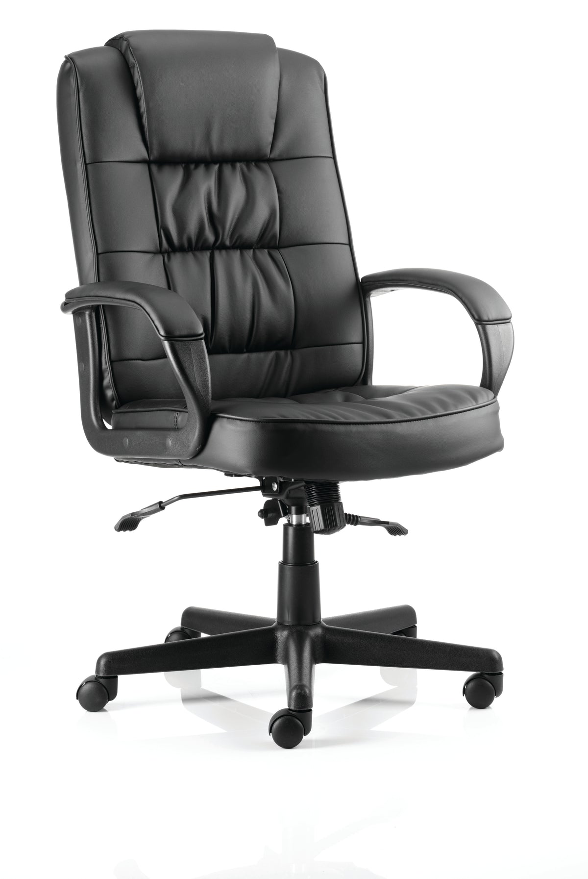 Moore High Back Black Executive Office Chair with Arms