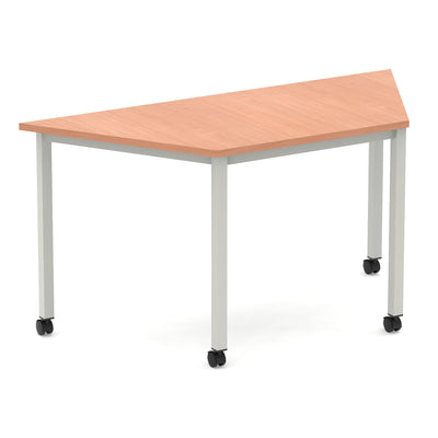 Impulse Trapezium Table Box Frame Leg With Castors
