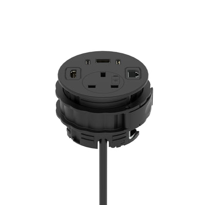 Impulse Round Power Unit Module 1x Socket