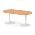 Italia Boardroom Table White Leg