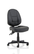 Jackson Medium Back Black Leather Task Operator Office Chair